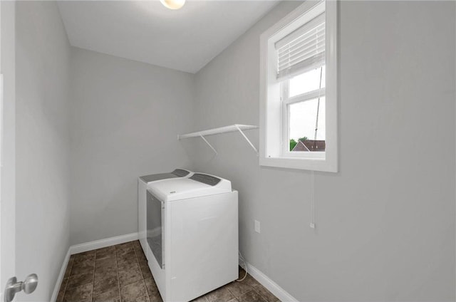 6919 156th St, Savage, MN 55378 - laundry room featuring baseboards and separate washer and dryer