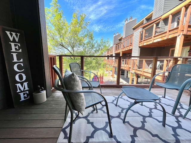 128 Bridge Run Ln Unit B, Lutsen Twp, MN 55612 - view of deck
