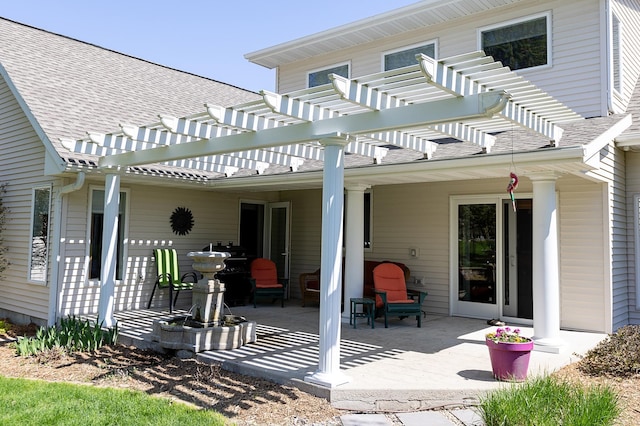 1120 Southridge Rd, New Ulm, MN 56073 - view of patio / terrace with a pergola