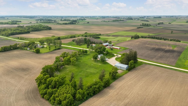 8187 230th St E, Faribault, MN 55021 - aerial view of sparsely populated area with large plots for crops