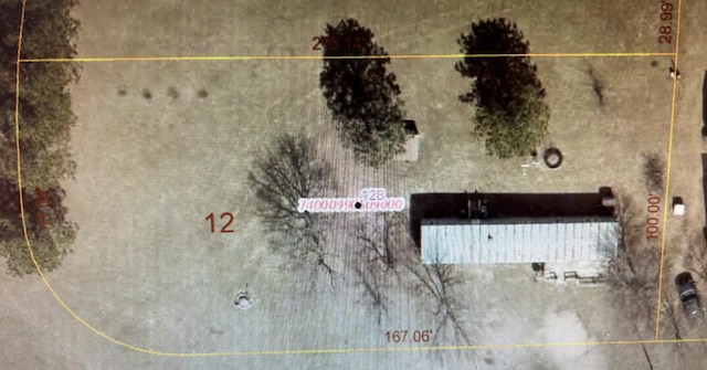 128 Park Cir, Ottertail, MN 56571 - aerial map of property and surrounding area with property boundaries highlighted