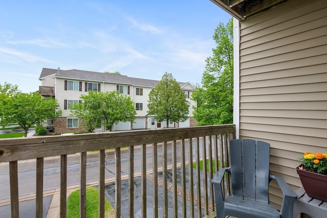 16047 72nd St NE, Otsego, MN 55330 - balcony featuring a residential view