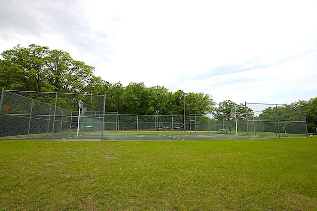 39817 Osage Dr, Browerville, MN 56438 - view of tennis court with community basketball court