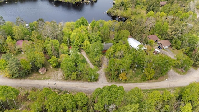 9407 St Odilia Beach Rd, Vermilion Lake Twp, MN 55790 - aerial view of property's location with a nearby body of water