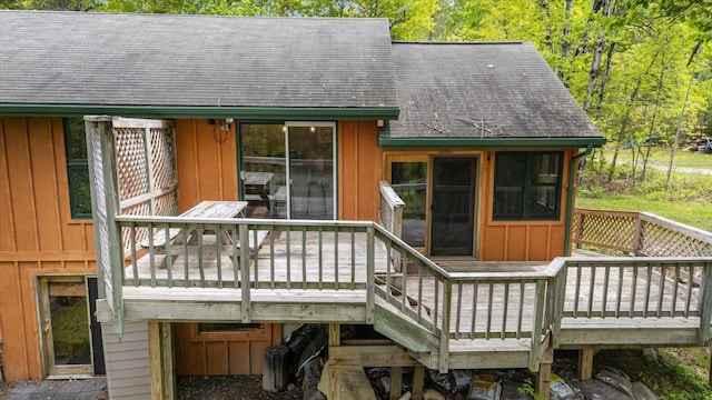 9407 St Odilia Beach Rd, Vermilion Lake Twp, MN 55790 - view of wooden terrace