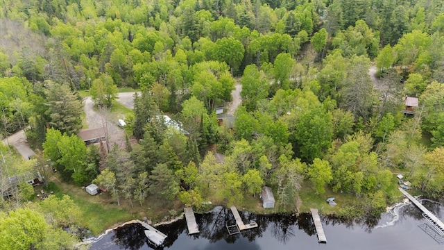 9407 St Odilia Beach Rd, Vermilion Lake Twp, MN 55790 - aerial view of property's location featuring a nearby body of water