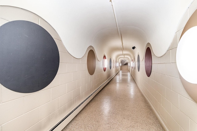 6085 Lincoln Dr Unit 220, Edina, MN 55436 - hallway with speckled floor
