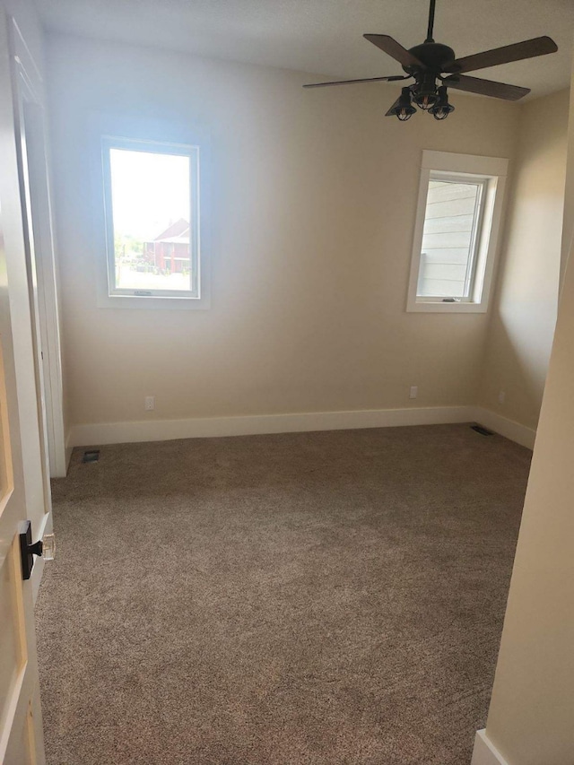 8800 86th Ave N, Greenfield, MN 55373 - spare room with carpet flooring and a ceiling fan