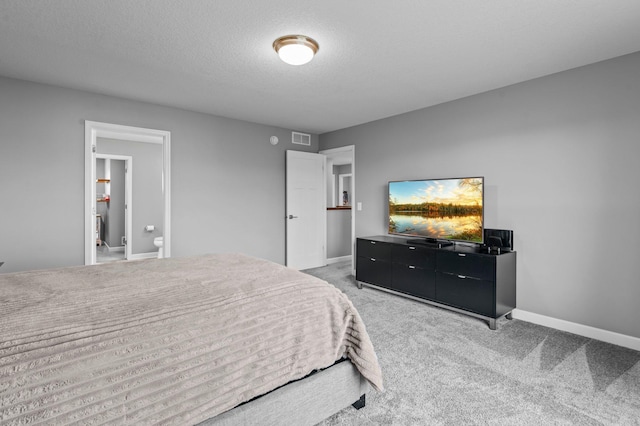 9842 51st St NE, Saint Michael, MN 55376 - bedroom featuring light colored carpet, baseboards, and a textured ceiling