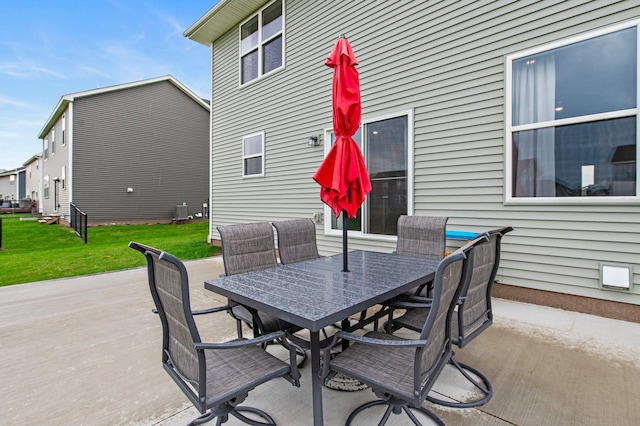 9842 51st St NE, Saint Michael, MN 55376 - view of patio / terrace with outdoor dining space