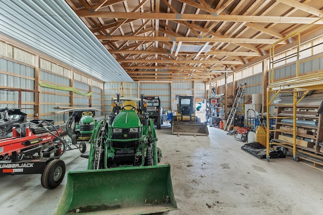 22165 Harlow Ave, Helena Twp, MN 55352 - garage featuring metal wall