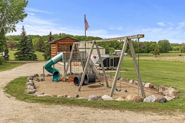 22165 Harlow Ave, Helena Twp, MN 55352 - view of playground with a lawn