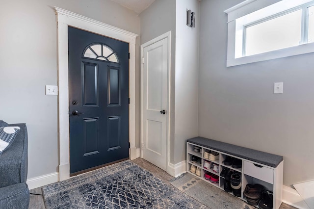 113 7th Ave SE, Elbow Lake, MN 56531 - entrance foyer featuring baseboards and wood finished floors