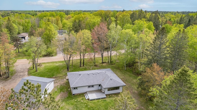 185 Wagon Rd, Esko, MN 55733 - view of subject property with a forest