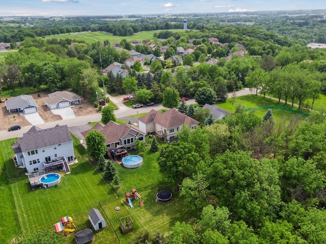 227 Maple Ln, Jordan, MN 55352 - aerial perspective of suburban area