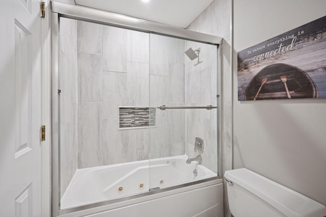 13171 Island View Dr NW, Elk River, MN 55330 - full bathroom with toilet and a combined bath / shower with jetted tub