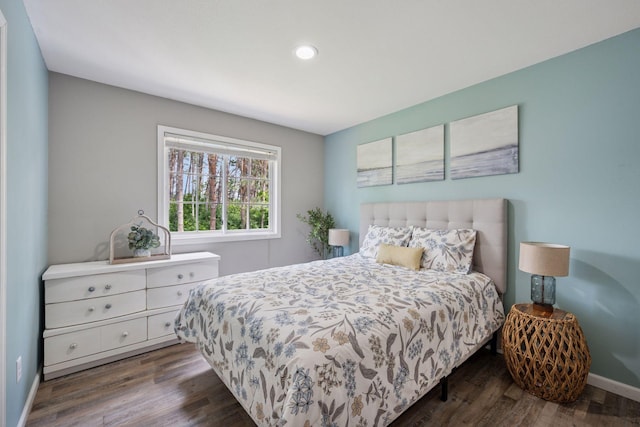 13171 Island View Dr NW, Elk River, MN 55330 - bedroom with wood finished floors and recessed lighting