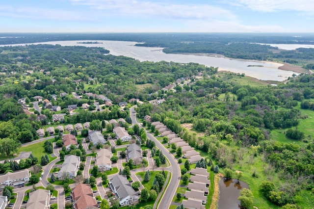13055 Europa Trail Way N Unit A, Hugo, MN 55038 - aerial view of residential area featuring a large body of water