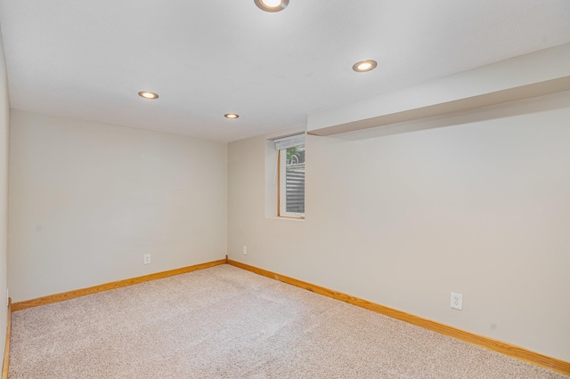 4101 Welcome Ave N, Robbinsdale, MN 55422 - unfurnished room featuring carpet floors and recessed lighting