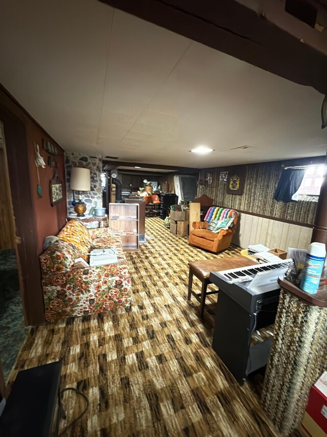 107 3rd Ave, Bellingham, MN 56212 - basement with wood finished floors