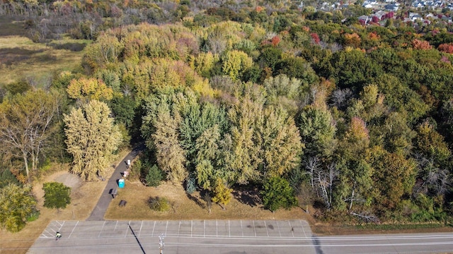 12549 Guadalcanal Cir NE Unit E, Blaine, MN 55449 - bird's eye view of a forest