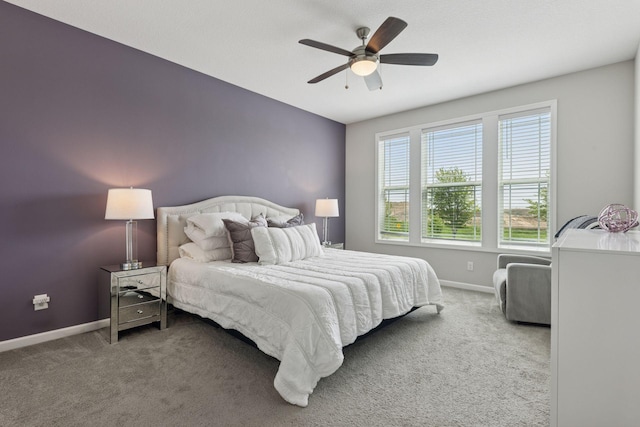 8094 Arrowwood Ln N, Maple Grove, MN 55369 - carpeted bedroom with baseboards and ceiling fan