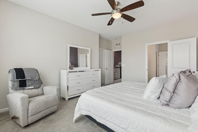 8094 Arrowwood Ln N, Maple Grove, MN 55369 - bedroom featuring light colored carpet and a ceiling fan