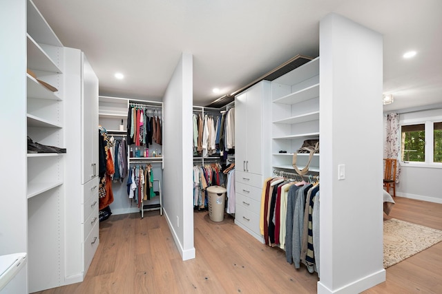 27755 Island View Rd, Shorewood, MN 55331 - walk in closet featuring light wood finished floors