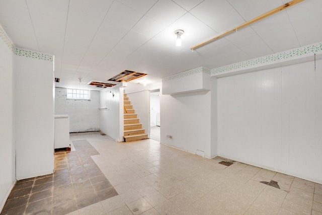 3243 Cleveland St NE, Minneapolis, MN 55418 - below grade area featuring stairway