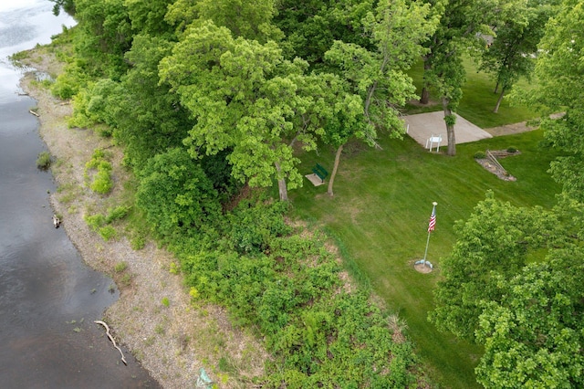 145 Bluebird Ln, Clearwater, MN 55320 - aerial overview of property's location with a large body of water