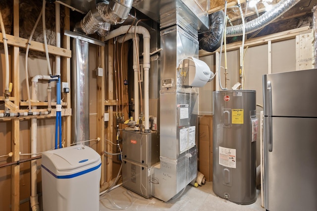 18301 100th Ave N, Osseo, MN 55311 - utility room featuring water heater and heating unit