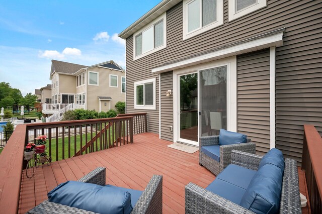 18301 100th Ave N, Osseo, MN 55311 - view of deck