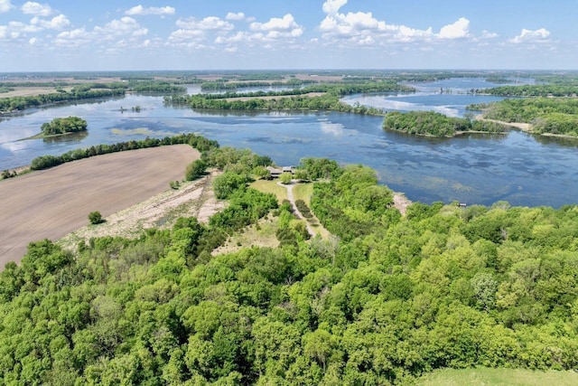 24534 474th Ln, Elysian Twp, MN 56028 - drone / aerial view of a large body of water and a forest