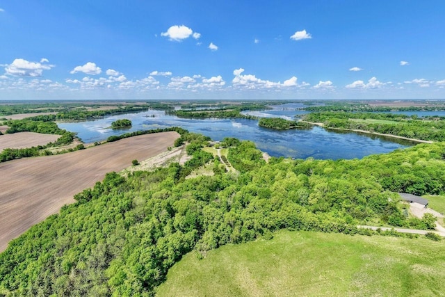 24534 474th Ln, Elysian Twp, MN 56028 - drone / aerial view of a nearby body of water and a forest