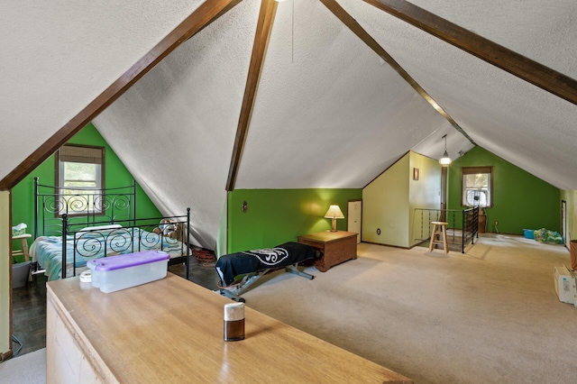 967 Stryker Ave W, Saint Paul, MN 55118 - interior space with lofted ceiling and a textured ceiling