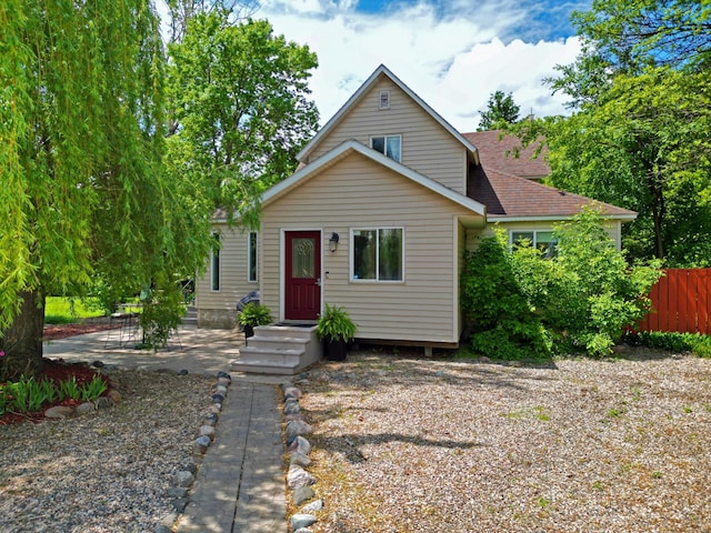 6198 210th Ave SE, Lake Lillian Twp, MN 56253 - view of front facade featuring a patio