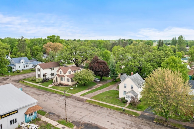208 2nd St SW, Braham, MN 55006 - aerial perspective of suburban area