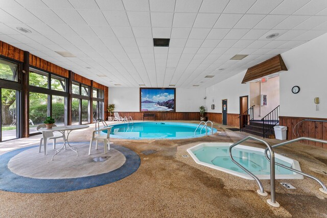 179 Little Canada Rd E Unit 230, Little Canada, MN 55117 - indoor community pool featuring a hot tub