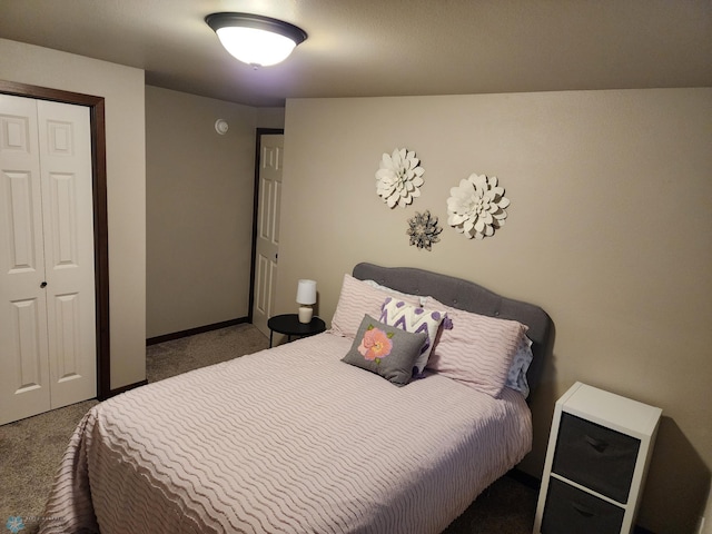 1743 46th Ave S, Moorhead, MN 56560 - carpeted bedroom featuring a closet and baseboards