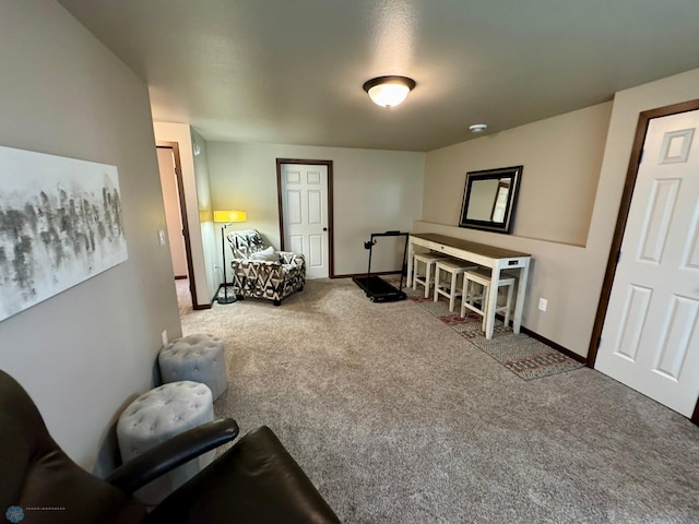 1743 46th Ave S, Moorhead, MN 56560 - living area with carpet flooring and baseboards