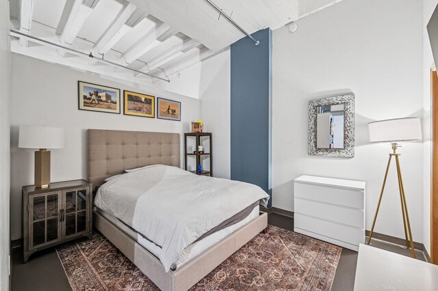 111 Franklin Ave Unit 105, Minneapolis, MN 55404 - bedroom featuring finished concrete flooring