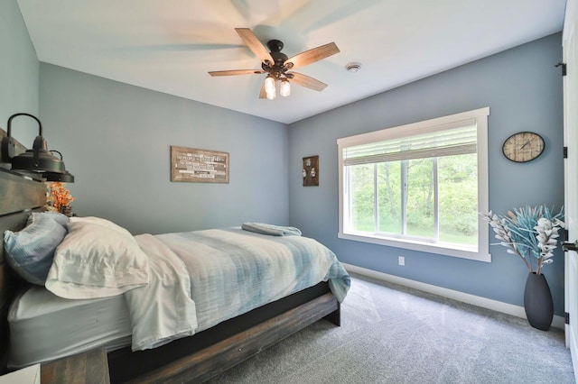 16460 Sanctuary Way, Brainerd, MN 56401 - carpeted bedroom featuring baseboards and ceiling fan