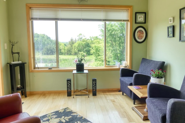 735 Highview Ct, Saint Croix Falls, WI 54024 - living area with wood finished floors and healthy amount of natural light