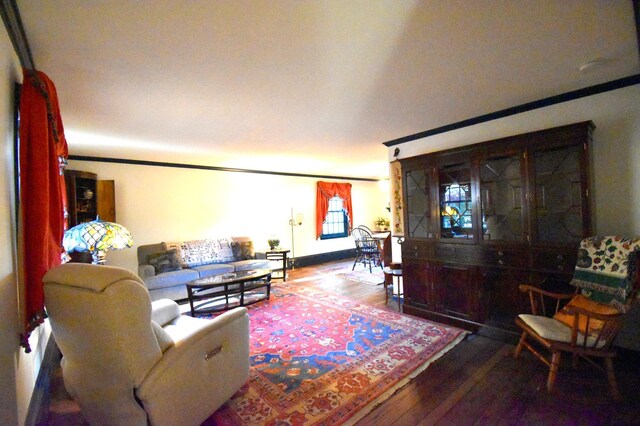 2645 Riverside Ln NE, Rochester, MN 55906 - living room featuring hardwood / wood-style flooring and ornamental molding