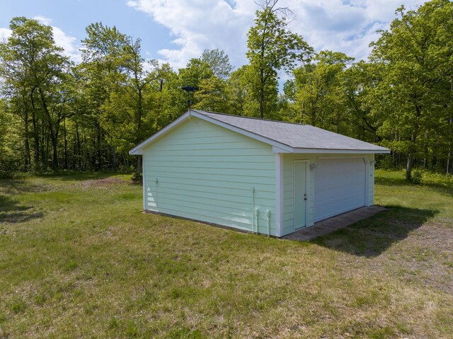27681 Moser Dr, Jackson Twp, WI 54893 - view of outbuilding
