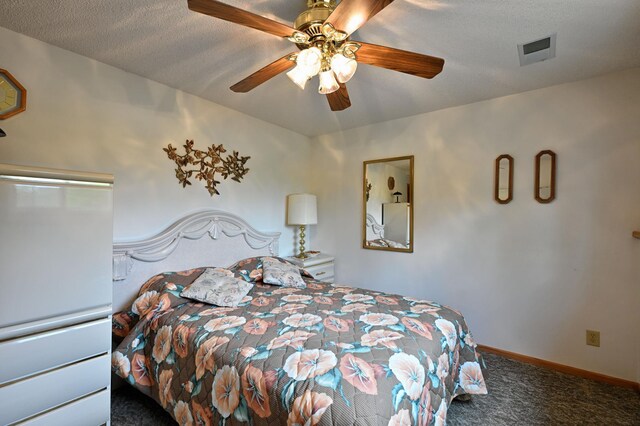 27681 Moser Dr, Jackson Twp, WI 54893 - carpeted bedroom with ceiling fan and baseboards