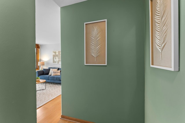 1405 40th St Unit 15F, Minneapolis, MN 55407 - hall featuring wood finished floors