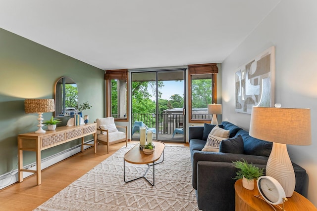 1405 40th St Unit 15F, Minneapolis, MN 55407 - living area featuring wood finished floors