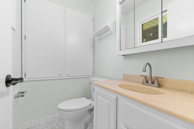 6540 Zealand Ave N, Brooklyn Park, MN 55428 - bathroom featuring vanity and tile patterned floors