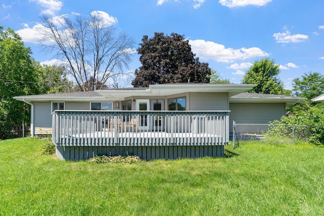 6540 Zealand Ave N, Brooklyn Park, MN 55428 - back of house featuring a deck